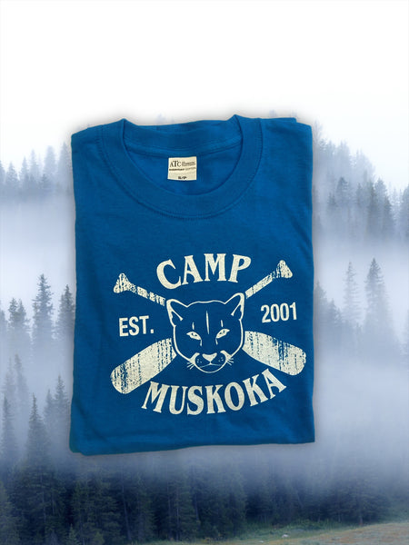 Youth Cougar and Paddle Design T-Shirt