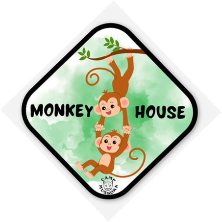 Sticker- Monkey House