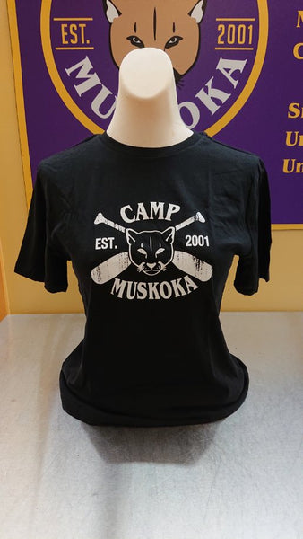Adult Cougar and Paddle Design T-Shirt