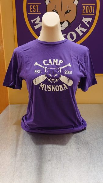 Youth Cougar and Paddle Design T-Shirt
